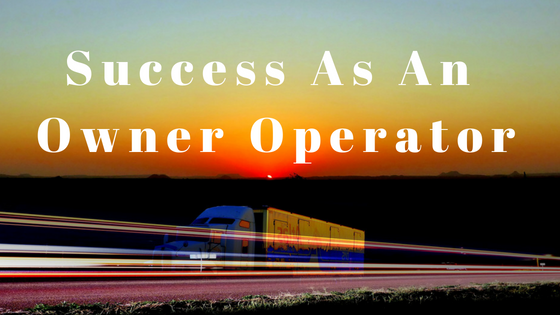 Success as an Owner Operator