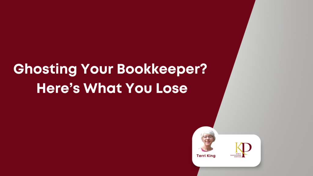 Ghosting your bookkeeper? Here's what you lose