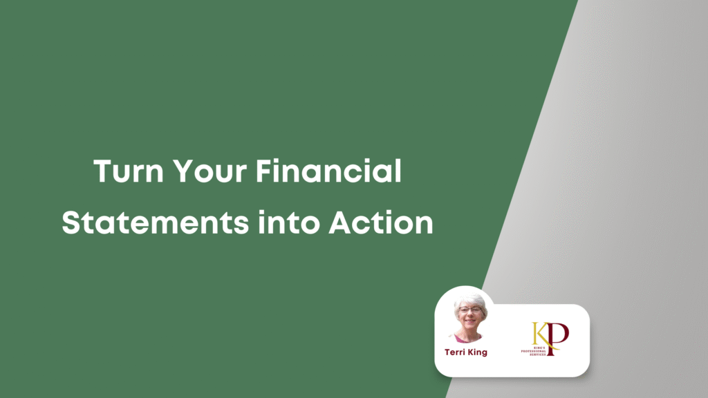 Turn Your Financial Statements into Action